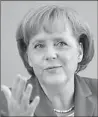  ??  ?? Angela Merkel