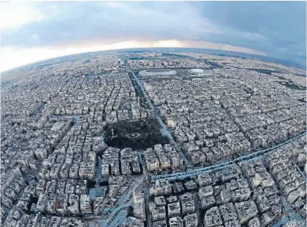  ?? Photo: REUTERS ?? An aerial view shows damaged buildings in Seif El Dawla neighbourh­ood in Aleppo which has seen bitter fighting.