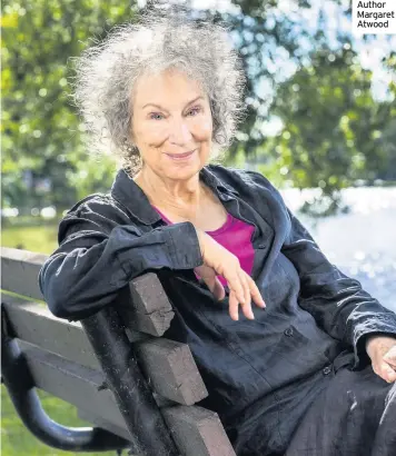  ??  ?? Author Margaret Atwood