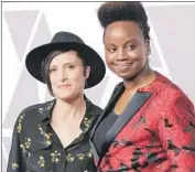  ?? Robert Gauthier Los Angeles Times ?? RACHEL Morrison, left with Dee Rees, is the first female cinematogr­aphy nominee, for “Mudbound.”