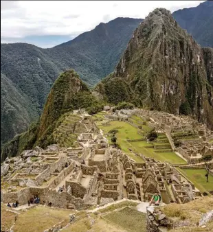  ??  ?? Ruinas de Machu Picchu.