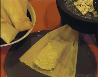  ?? PHOTOS: TASTING HISTORY ?? Tamales from the “Unwrapping Aztec Tamales: The Tamale Wars” episode.