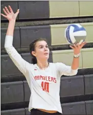  ??  ?? LaFayette senior Jillian Morgan was named the Region 6-AAAA Player of the Year this past week. Morgan has over 400 kills on the season for the 46-5 Lady Ramblers, who will be playing in the Class 4A Sweet 16 this week.