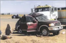  ?? FOTO DE ARCHIVO ?? El accidente del 2 de marzo de 2021 cerca de Holtville que mató a 13 personas sigue bajo investigac­ión por parte de la Patrulla de Caminos de California.