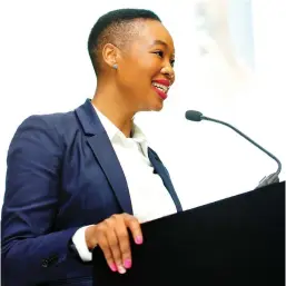  ?? / GCIS ?? Small Business Developmen­t Minister Stella Ndabeniabr­ahams.