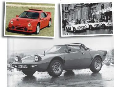  ??  ?? In 1964 Graham could have bought an ex-Works TR4, and in 1978 he could have afforded a Stratos but didn’t take the plunge. The Ford RS200 would always have been a financial stretch, though.