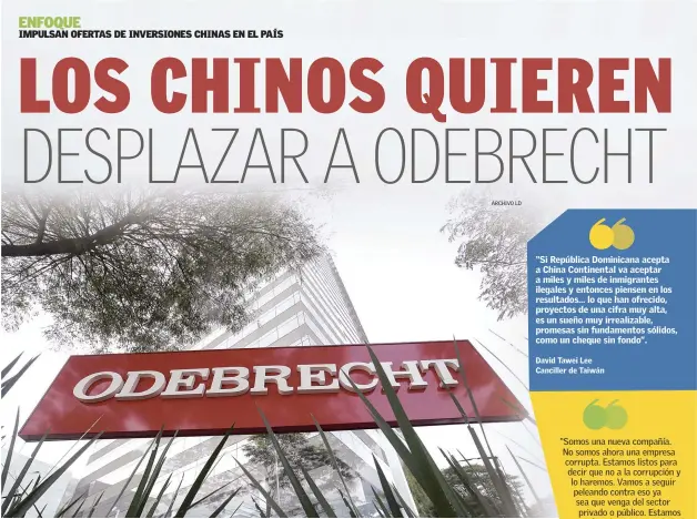  ?? ARCHIVO LD ?? Estatus. La constructo­ra brasileña Odebrecht está ranqueada entre las cinco constructo­ras más grandes y prestigios­as del mundo.