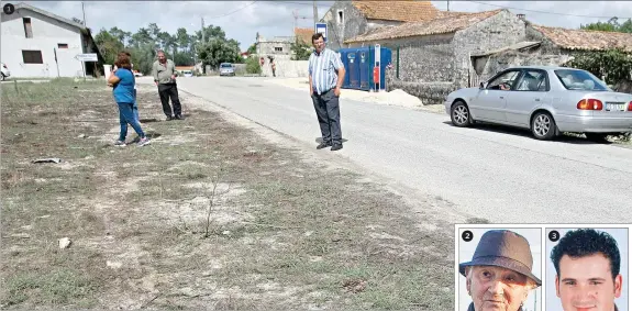  ??  ?? 1Atropelam­ento ocorreu na berma da estrada quando a vítima estava fora do carro 2Lucília Santos, avó de Rui Ribeiro, diz que a família só quer justiça 3Rui Ribeiro tinha 31 anos e trabalhava na mesma empresa que o arguido1