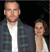  ??  ?? RECENT CONVERT: Downton Abbey actress Michelle Dockery and Jasper Waller-Bridge