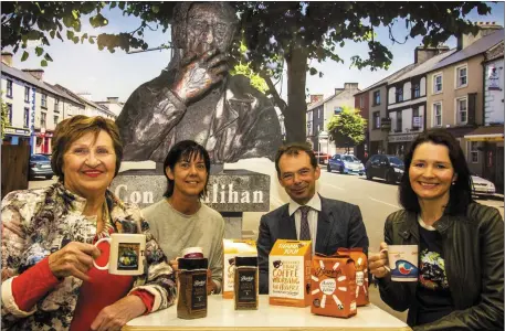  ?? Photo by John Reidy ?? Members of the Castleisla­nd Hospice branch preparing for the town’s participat­ion in Ireland’s Biggest Coffee Morning on Thursday, September 20, were: Tess Fitzgerald, Liz Galwey, Jack Shanahan and Eileen McCarthy.