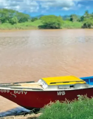  ?? Photo: Joseva Babitu ?? Faizul Ali at the banks of the Ba River.