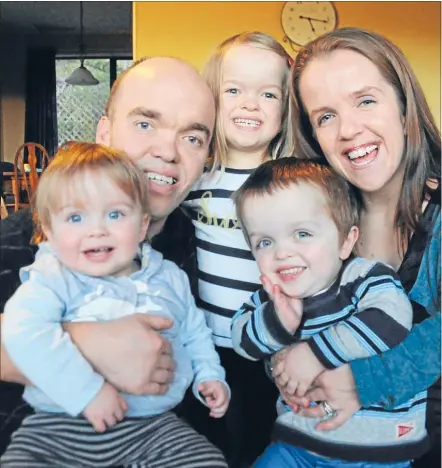  ?? Photo: RHIANNON McCONNELL ?? Loving family: Back from left, Dave, Charlotte and Katrina Bootsma. Front from left, Elijah and Noah Bootsma.