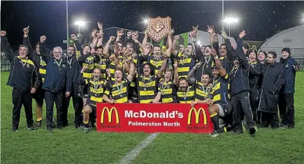  ?? WARWICK SMITH/STUFF ?? Feilding Yellows are targeting their third title in a row this season. They play Freyberg at Arena 3, Palmerston North, at 1pm today.