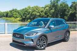  ?? INFINITI ?? The revolution­ary, turbocharg­ed, variable compressio­n ratio engine has the power of a six-cylinder car and the fuel mileage of a four-cylinder.