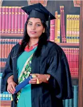  ??  ?? Malshini Punchihewa 1st Class Bsc (Hons) in Computer Systems& Networking