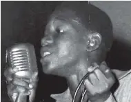  ??  ?? A very young Delroy Wilson