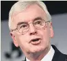  ??  ?? TOUGH John McDonnell