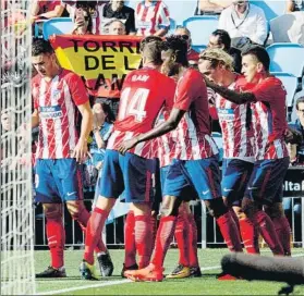  ?? FOTO: EFE ?? El Atlético de Madrid se reencontró con el triunfo tras tres empates seguidos