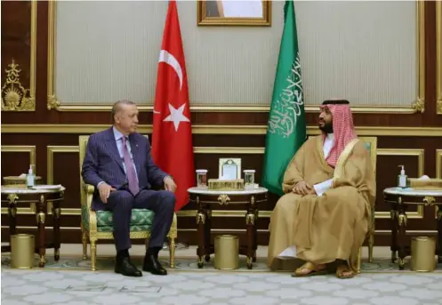  ?? VNA Photo
AFP/ ?? Pictures published by Turkish state media showed separate sit-downs of Turkish President Recep Tayyip Erdogan with King Salman and his son.