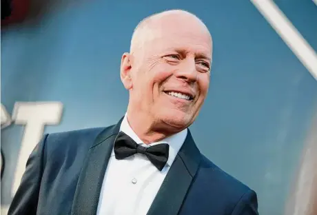  ?? Rich Fury/Getty Images ?? Bruce Willis retired from acting last year after first being diagnosed with aphasia.