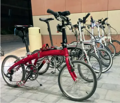  ??  ?? Dubai’s ongoing developmen­ts towards making the city more accessible for cyclists has been a boon to those who bike to work.