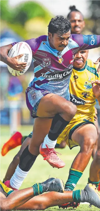  ?? ?? Mark Rosendale, pictured at the Queensland Murri Carnival, will coach Mal Yabbas at this weekend’s Gordonvale Indigenous Rugby League Carnival. Picture: Zak Simmonds