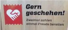  ??  ?? Das Logo der Aktion soll jetzt schnell bekannt werden.