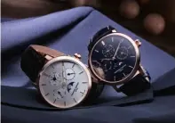  ??  ?? Face Value The Manufactur­e Perpetual Calendar comes in a 42mm-diameter rose gold-plated or stainless steel case