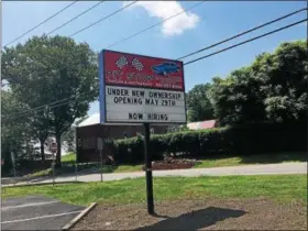  ?? MONICA SAGER — DIGITAL FIRST MEDIA ?? The Pit Stop Tavern &amp; Restaurant, 961 N. Reading Ave. in Boyertown, has reopened under new ownership following a renovation. The restaurant, which originally opened in 1964, still has a racing theme. The Pit Stop began serving customers in May.