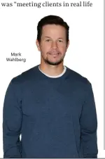  ??  ?? Mark Wahlberg