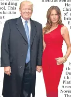  ??  ?? Donald and Melania.