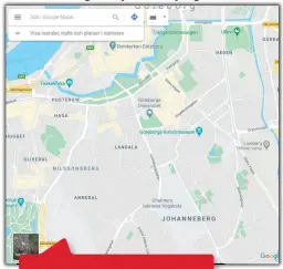  ??  ?? Karttjänst­en Google Maps fungerar också mycket bättre som ett program än som hemsida.