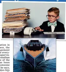  ??  ?? SPLASH OUT: A sleek Wallypower superyacht. Top: Even the children of UHNWIs have to cope with their loot