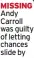  ??  ?? MISSING Andy Carroll was guilty of letting chances slide by