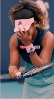  ?? AP ?? Serena Williams, 37 anni, numero 10 e Naomi Osaka, 21, numero 1