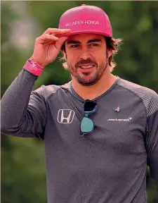  ?? AFP ?? Fernando Alonso, 36 anni, è tornato alla McLaren nel 2015