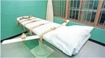  ?? PAUL BUCK, AFP/GETTY IMAGES ?? The execution chamber in Huntsville, Texas