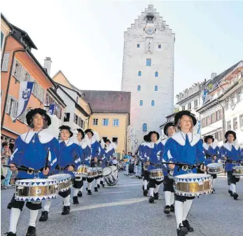  ?? ARCHIVFOTO: WYNRICH ZLOMKE ?? Vom 24. bis 28. Juli 2020 soll in Ravensburg das Rutenfest stattfinde­n. Voraussetz­ung: Die Corona-Krise ist bis dahin überstande­n. Derzeit werden alle Großverans­taltungen abgesagt.