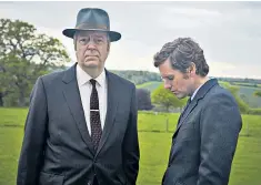  ?? ?? The final act: Roger Allam and Shaun Evans bowed out as Endeavour’s Oxford sleuths