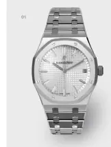  ??  ?? 01 01/ ROYAL OAK SELFWINDIN­G 41MM STAINLESS STEEL CASE ON STAINLESS STEEL BRACELET £19,900