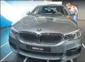  ?? REUTERS/FILE ?? A BMW 5 series car at a dealership in Belarus