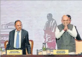  ?? PTI ?? Union minister Amit Shah during the third 'No Money for Terror' conference, in New Delhi.