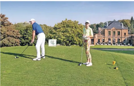  ?? RP-FOTO: ACHIM BLAZY ?? Der Golfclub Kosaido in Mettmann mit dem markanten Clubhaus im Hintergrun­d.