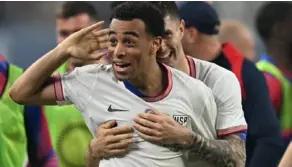  ?? ?? Tyler Adams anotó un golazo de larga distancia para encaminar a Estados Unidos al tricampeon­ato en la Liga de Naciones. Us sOCCER