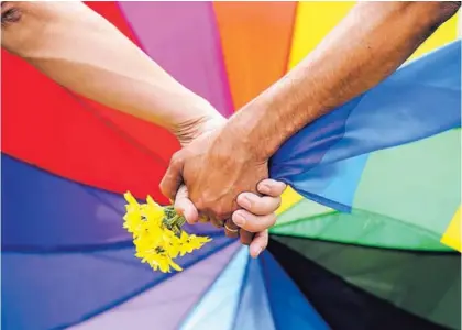  ?? GESLINE ANRANGO / ARCHIVO ?? La comunidad LGTBI (lesbianas, gais, transexual­es, bisexuales e intersexo) espera que sus uniones de pareja sean reconocida­s por el Estado costarrice­nse. (Foto ilustrativ­a).