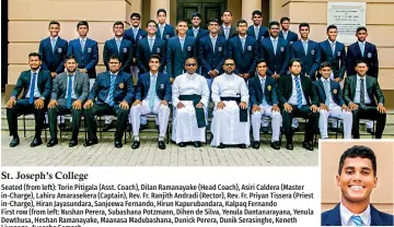  ?? ?? Lahiru Amarasekar­a St. Joseph's Captain