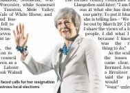  ??  ?? Theresa May faced calls for her resignatio­n after the disastrous local elections