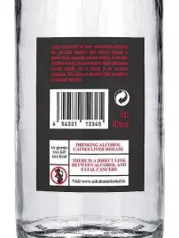  ?? ALCOHOL ACTION IRELAND VIA NEW YORK TIMES ?? A photo provided by Alcohol Action Ireland shows an example of a label that will be added in 2026 to all containers of beer, wine and liquor sold in Ireland, emphasizin­g the ties between alcohol use and liver disease or cancer.