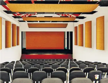  ?? CORTESÍA ?? El nuevo teatro de Bellas Artes conservará el número actual de silletería.