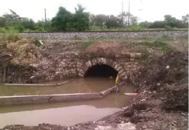  ?? ANAHY MEZA ?? No se terminó al 100 la limpieza del drenaje y cuerpos de agua.